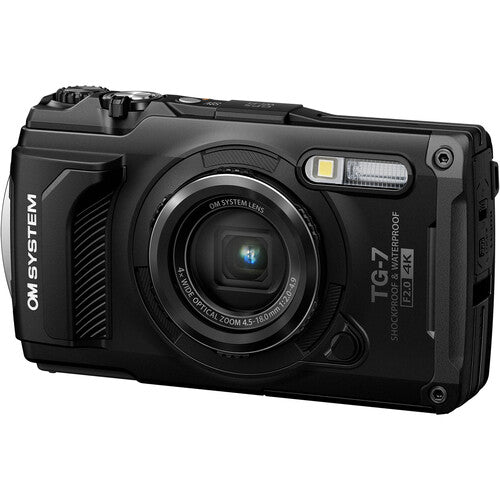 iRobust Tech OM SYSTEM Tough TG-7 Digital Camera (Black)
