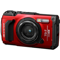 iRobust Tech OM SYSTEM Tough TG-7 Digital Camera (Red)