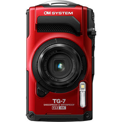 iRobust Tech OM SYSTEM Tough TG-7 Digital Camera (Red)