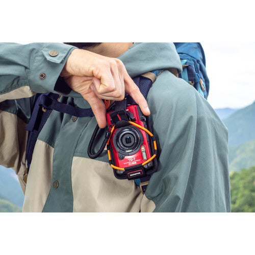 iRobust Tech OM SYSTEM Tough TG-7 Digital Camera (Red)