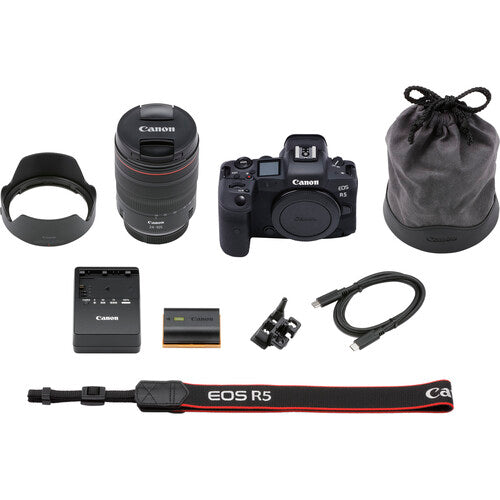 Canon EOS R5 Mirrorless Camera with 24-105mm f/4 Lens | iRobust Tech