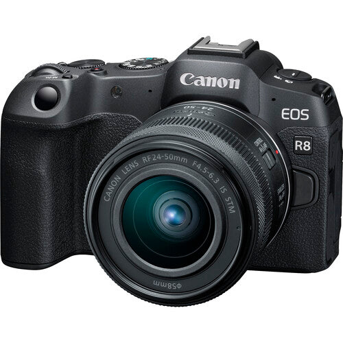 Canon EOS R8 Mirrorless Camera with RF 24-50mm f/4.5-6.3 IS STM Lens | iRobust Tech