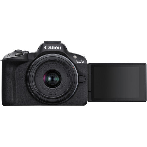 iRobust Tech Canon EOS R50 Mirrorless Camera with 18-45mm and 55-210mm Lenses 