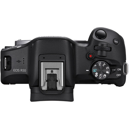 iRobust Tech Canon EOS R50 Mirrorless Camera with 18-45mm and 55-210mm Lenses 