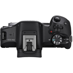 iRobust Tech Canon EOS R50 Mirrorless Camera with 18-45mm and 55-210mm Lenses 