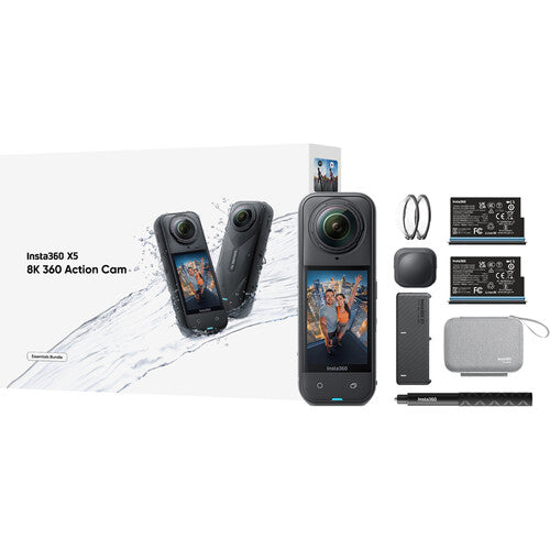 iRobust Tech Insta360 X5 360 Action Camera Essentials Bundle