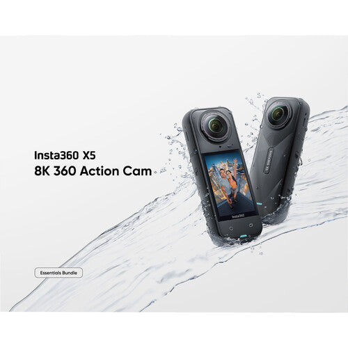iRobust Tech Insta360 X5 360 Action Camera Essentials Bundle