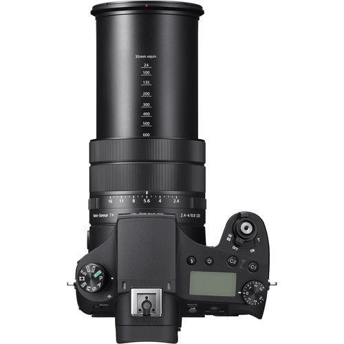 Sony Cyber-shot DSC-RX10 IV Digital Camera, Black w/Flashpoint eVOLV 200  Flash