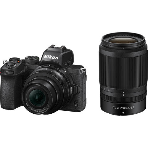 iRobust Tech Nikon Z50 Mirrorless Camera with 16-50mm and 50-250mm Lenses