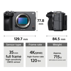 iRobust Tech Sony FX3 Full-Frame Cinema Camera